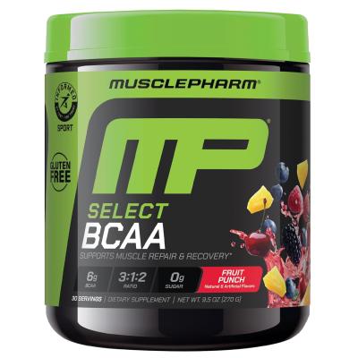MusclePharm Essentials BCAA Powder - Pack of 30 Servings (Fruit Punch)